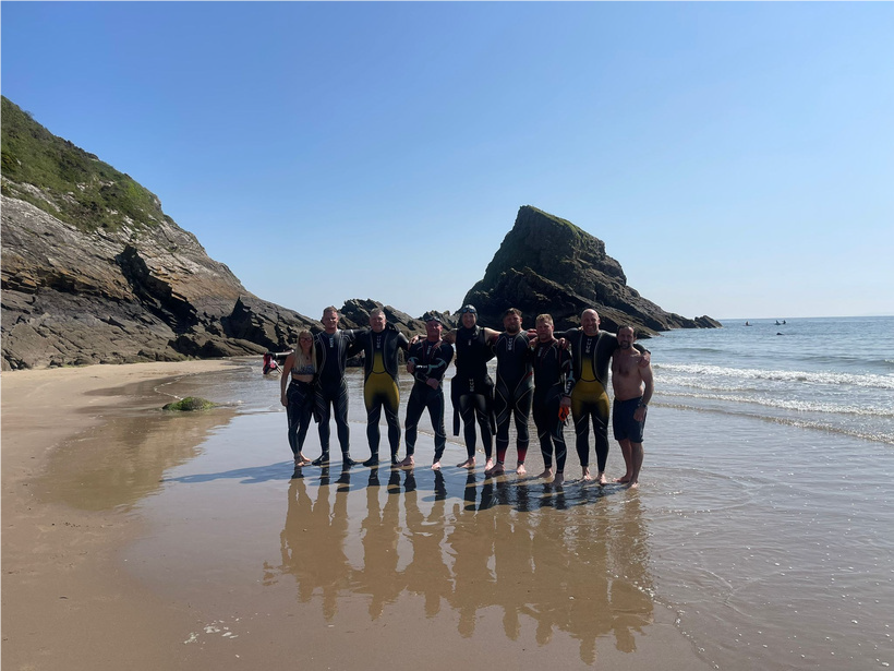 Head for Change | A worldwide 'first' as Sky Sports is covering The Big Rugby Swim in an extended 1 hour documentary: Rugby Union vs Rugby League Relay Race across the English Channel in 'The Big Rugby Swim' -  Image Name